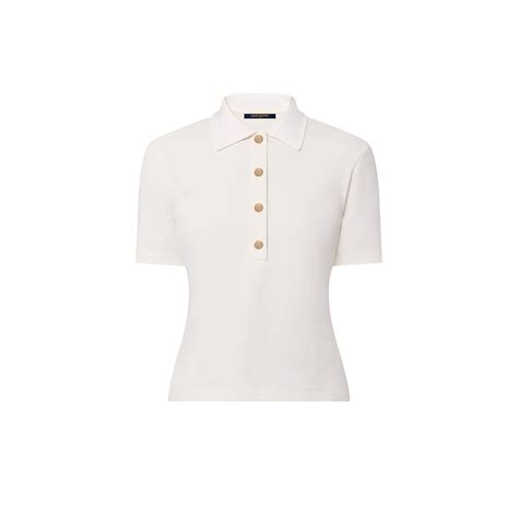 Monogram Piqué Polo Top 